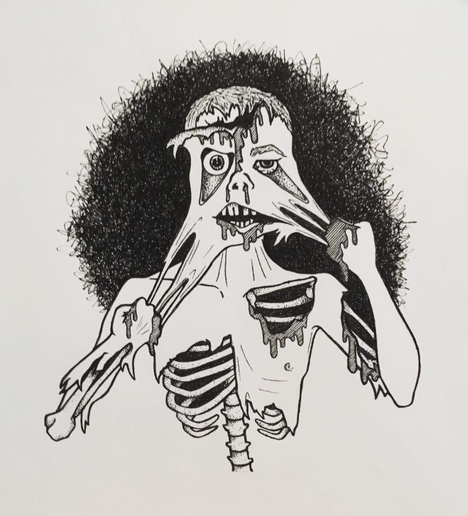 Inktober 2018 Day 26 - 'Stretch'